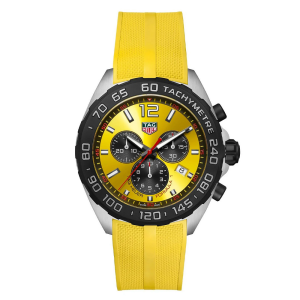 TAG Heuer F1 crono amarillo 43mm