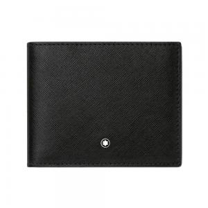 Cartera Montblanc Sartorial negra 6 tarjetas- Chocron Joyeros- 113215