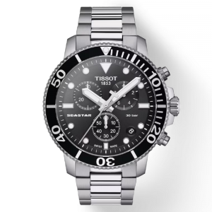 Tissot Seastar 1000 Chronograph negro 45.5mm