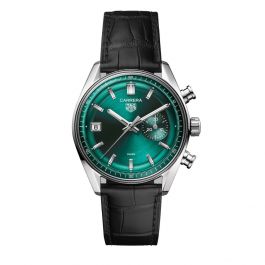 TAG Heuer Carrera Chronograph esfera verde correa 39mm Chocron Joyeros