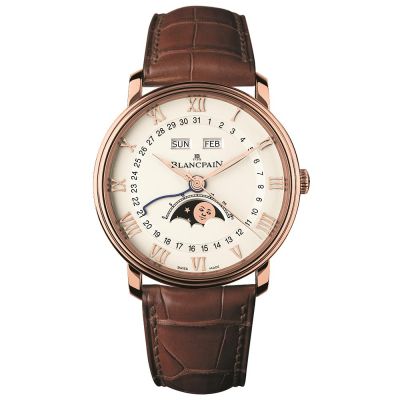 Blancpain Villeret Calendario Completo Oro rojo 18 quilates 40 mm Automático