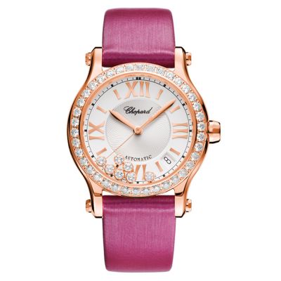 Chopard Happy Sport 36 mm Automatic Oro Rosa y Diamantes