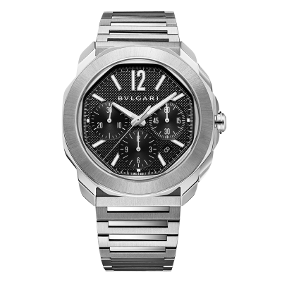 Bulgari Octo Roma crono 42mm esfera negra Dsitribuidor oficial Bvlgari Chocron Joyeros