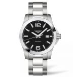 Longines Conquest Acero 41 mm Cuarzo Negro