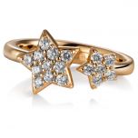 sortija-magic-stars-oro-rosa-diamantes- Ref j5139sb Chocrón Joyeros