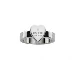 anillo-plata-gucci-corazon-trademark - Ref YBC223867001