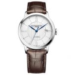 Baume et Mercier Classima 40mm acero correa coco marrón 