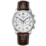 reloj caballero Longines Master Collection Chrono acero y piel- Chocrón Joyeros- L26294783