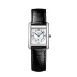 Longines Mini DolceVita blanco correa negra 29mm