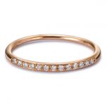 Media-alianza-oro-rosa-diamantes-carril - Ref J5068SB_Chocrón Joyeros