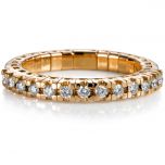 sortija-media-alianza-extensible-oro-rosa-brillantes-garra - Ref j5155sb Chocrón Joyeros