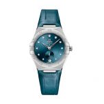 Omega Constellation esfera azul con correa 34mm