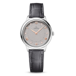 reloj_OMEGA_DeVille_Prestige_30mm_Acero_piel_esfera_plata_brillantes_chocron_joyeros_distribuidor_oficial