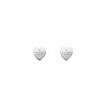 pendientes-plata-gucci-corazon-trademark - Ref YBD223990001