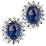 pendientes-oro-blanco-zafiros-orla-diamantes - Ref j6093tb