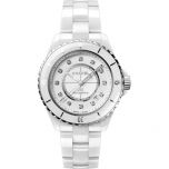 reloj-chanel-ceramica-blanca-acero-diamantes-auto- Ref H5705