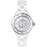 Chanel-j12-ceramica-blanca-acero-diamantes-nacar-Ref H2570