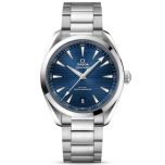 reloj Omega hombre Aquaterra 150 m acero esfera azul - Joyeria Chocrón-22010412103004