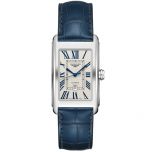 reloj hombre Longines dolcevita acero y cocodrilo azul-Chocrón Joyeros-L57674719