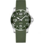 reloj hombre Longines hydroconquest 41mm caucho verde _L3.781.4.06.9_chocron joyeros