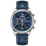reloj hombre Longines master Colletion acero 42 mm crono y fase lunar - Chocron Joyeros- L27734920