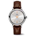 reloj_IWC_Portofino_34mm_esfera_plata_brillantes_Chocron_joyeros_Distribuidor_Oficial