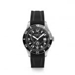 Montblanc 1858 Iced Sea Automatic Date Esfera negra_caucho_129372_Chocron joyeros