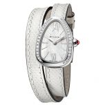 reloj mujer Bvlgari Serpenti correa piel blanca - Chocrón Joyeros -SPS27WSDL