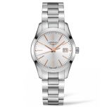 reloj mujer Longines Conquest Classic acero 34 mm esfera plata_ Chocrón Joyeros-L23864726