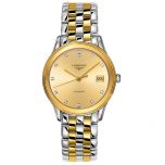 reloj mujer Longines Flagship en acero y PVD amarillo- Chocrón joyeros- L47743377