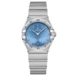 reloj Omega Constellation Acero Esfera Azul 28mm cuarzo_13110286003001_Chocron Joyeros