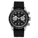 Reloj Hombre Tudor Black Bay Chrono Acero 41mm Esfera Negra Tejido_ 79360N-0007_Chocrón Joyeros