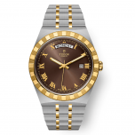 Tudor Royal 41 acero y oro esfera chocolate_28603-0007_chocron