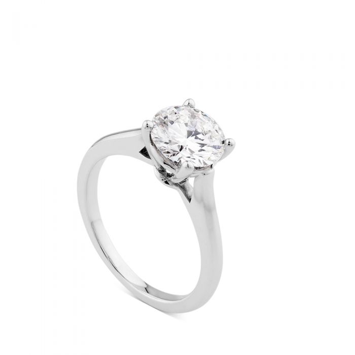Solitario mujer oro blanco clearance