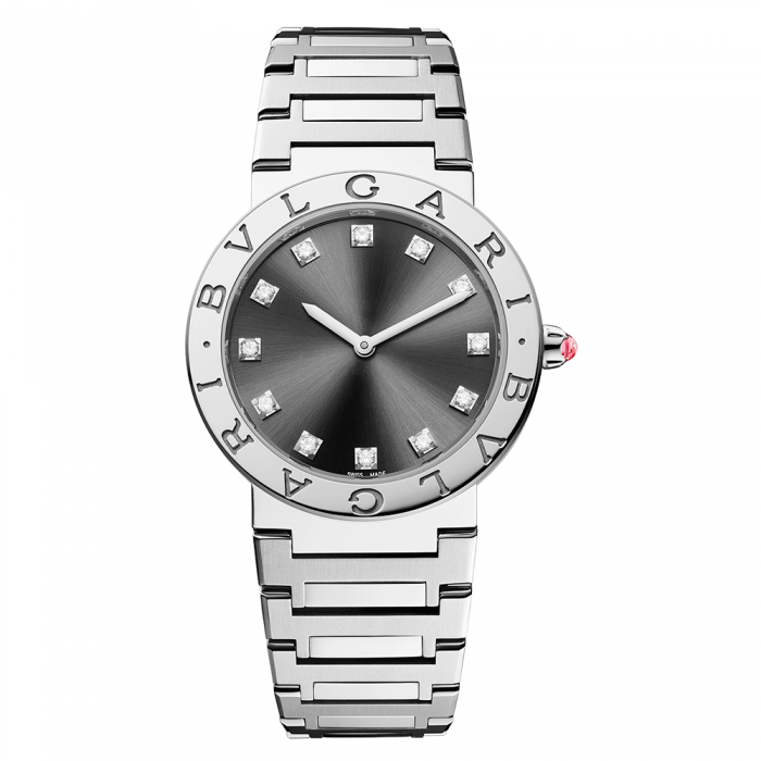 Bulgari Bulgari Lady 33 Esfera Antracita y Diamantes Distribuidor oficial Bulgari Chocron Joyeros
