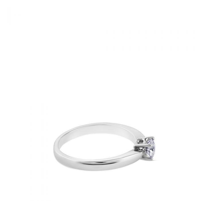 solitario oro blanco diamante 0.25 quilates Chocr n Joyeros