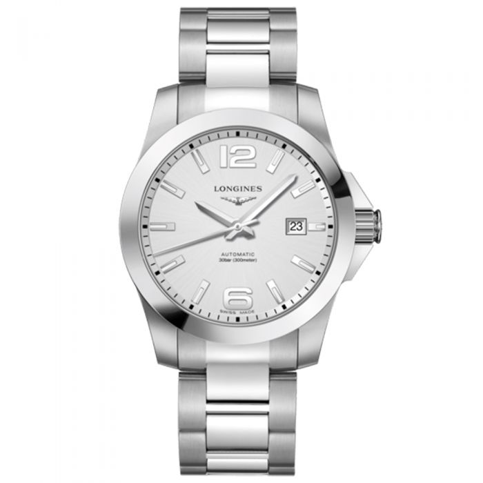 Longines Conquest acero esfera blanca Chocr n Joyeros Chocr n Joyeros