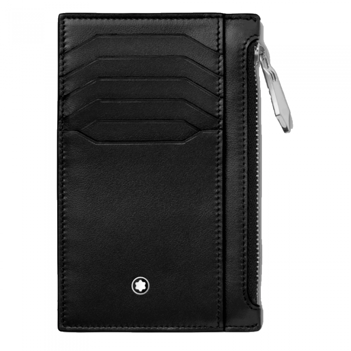 Portatarjetas Montblanc 8 tarjetas y bolsillo de cremallera Distribuidor oficial Chocron Chocron Joyeros