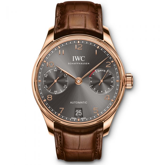 IWC Portugieser oro rojo y 7 dias de reserva de marcha Chocron Joyeros Chocron Joyeros