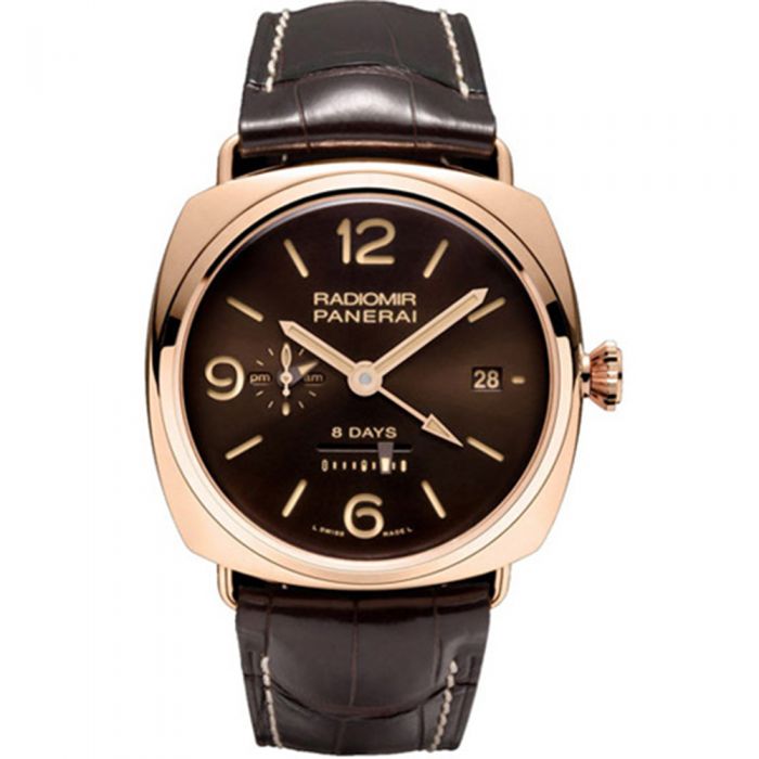Panerai Radiomir 8 d as GMT de oro rosa Chocr n Joyeros Chocr n