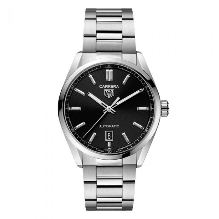 TAG Heuer Carrera Calibre 5 Automatico 39 mm Esfera Negra Distribuidor oficial TAG Heuer Chocron Joyeros