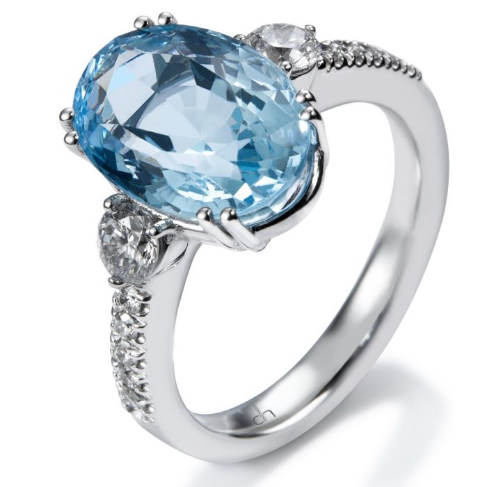 Anillo aguamarina el deals corte inglés