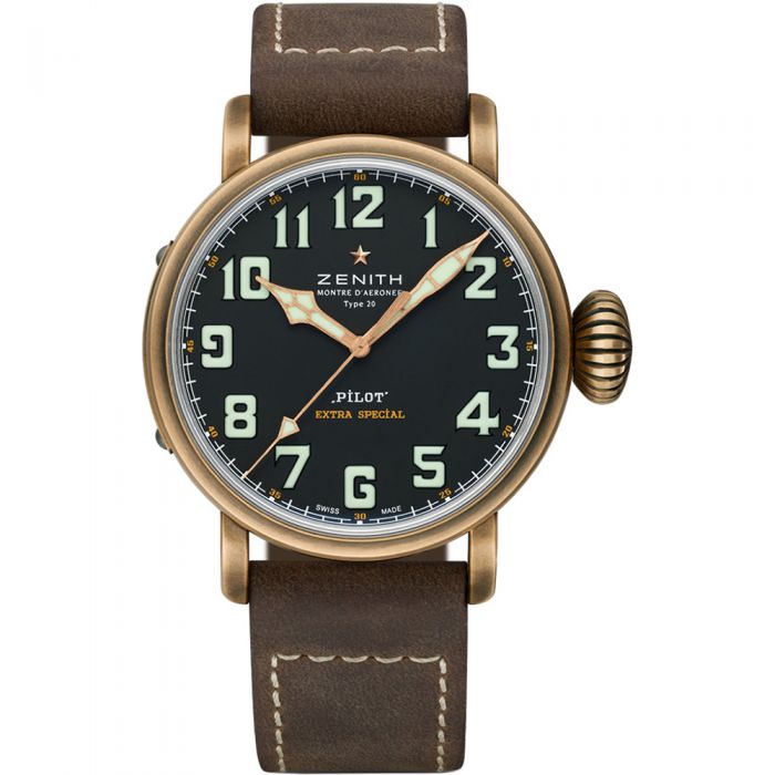 Zenith Pilot bronce 45mm 29243067921C753 Chocron Joyeros