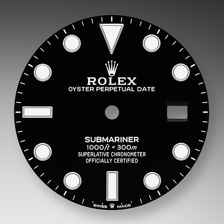Esfera negra Rolex Submariner Date en Chocrón Joyeros