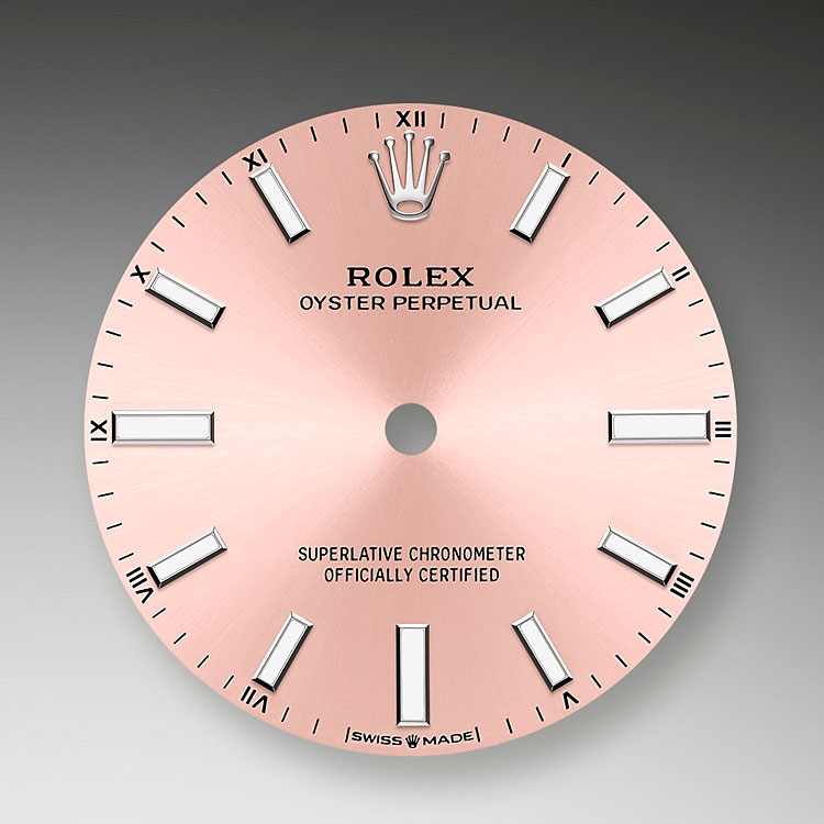 Esfera rosa Rolex Oyster Perpetual 34 en Chocrón Joyeros